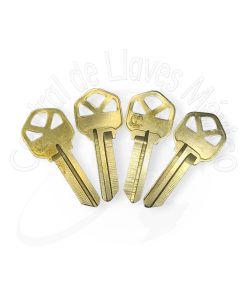 KWI-1KE BR Llaves Latonadas 100 Pack EE109 KW1