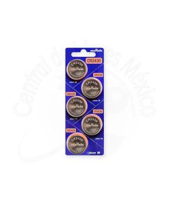CR2430 Pilas De Litio MuRata 3.0 Voltios 5 Pack