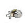 PF0097 Cerradura Auxiliar Doble Llave Acero Satinado