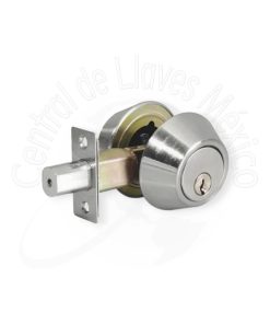 PF0097 Cerradura Auxiliar Doble Llave Acero Satinado