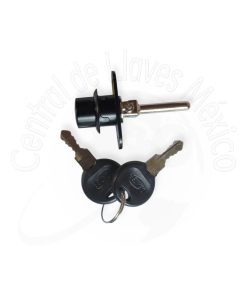 Cerradura Para Mueble Dexter Tipo Cuerno Modelo 3084 Negro
