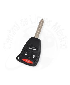 Llave Control Dodge Jeep ID46 315 Mhz. Fcc Id: KOBDT04A 3+1 Botones Genérica