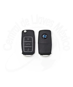 B01-3 Lux Llave Abatible Keydiy Universal Para Generar Estilo Volkswagen Cromo Estilo Dc