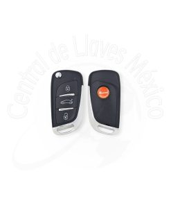 XKDS00 Llave Abatible Universal Xhorse Serie Wire Estilo Peugeot 3 Botones