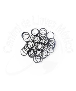 Argollas De Acero Templado De 21mm Pavonada Oscura