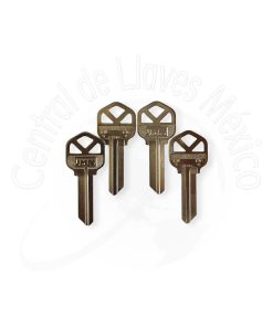 KWI-1KE SP Llaves Niqueladas 100 Pack KW1 E109E KWI1K